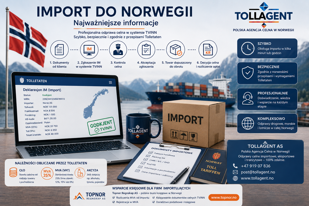 import do norwegii