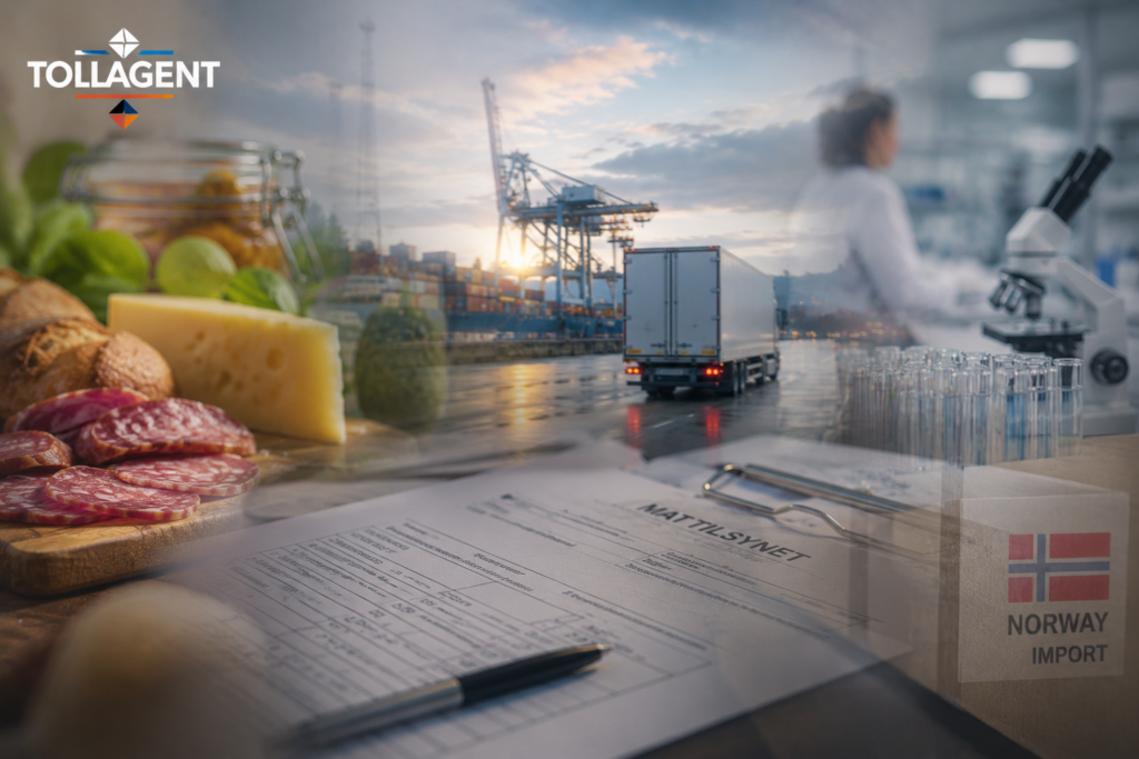 Import żywności do Norwegii Tollagent AS