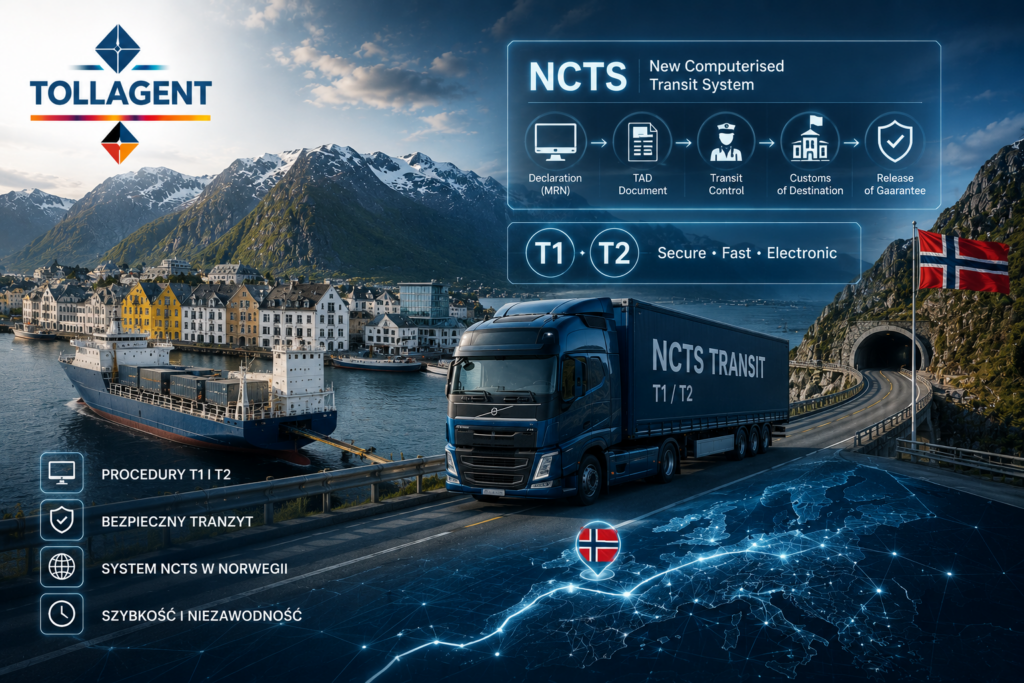 NCTS Norwegia system elektronicznego tranzytu celnego